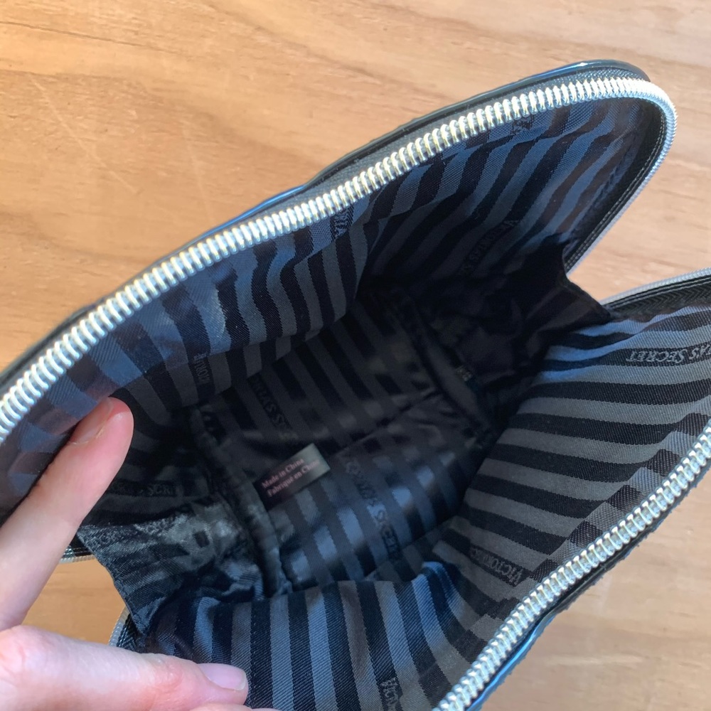 Victoria’s Secret Glitter Patchwork Cosmetics Bag - image 6